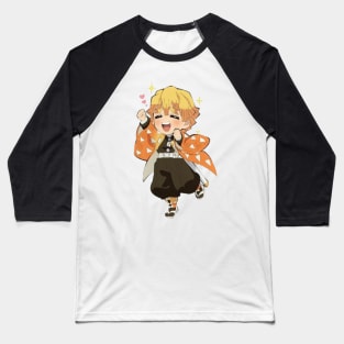 Kawaii Zenitsu From Demon Slayer Baseball T-Shirt